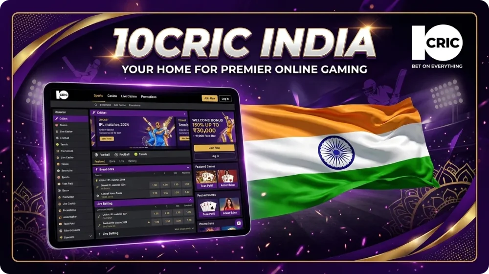 The 10Cric Platform for Casino Gaming and Sports Betting for Players from India